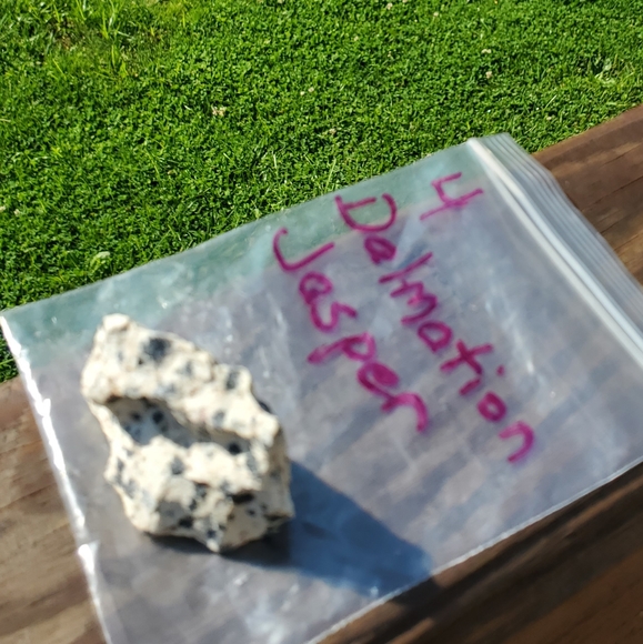 #4 Raw Dalmatian Jasper Gemstone - Picture 4 of 6